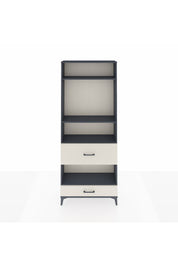 Arges Dolap 4 Raflı 2 Çekmeceli 88x30x221 Antrasit-Aytaşı