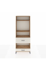 Arges Dolap 4 Raflı 2 Çekmeceli 88x30x221