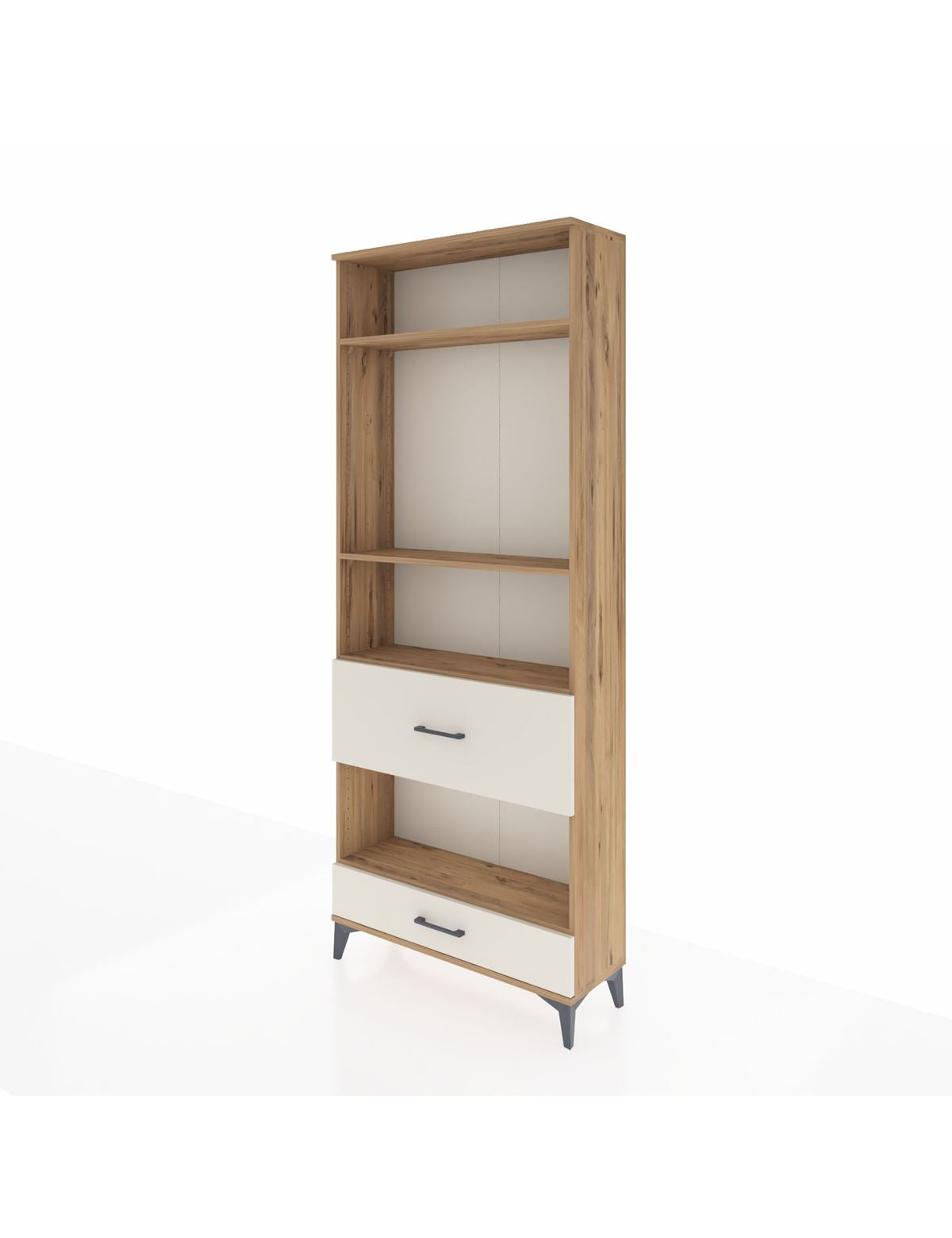 Arges Dolap 4 Raflı 2 Çekmeceli 88x30x221 - S30M111V7A