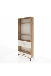 Arges Dolap 4 Raflı 2 Çekmeceli 88x30x221 Çam-Aytaşı