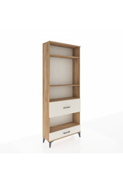 Arges Dolap 4 Raflı 2 Çekmeceli 88x30x221 Çam-Aytaşı