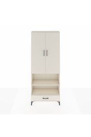 Arges Dolap 4 Raflı Tek Çekmeceli Tek Askılı 88x30x221 Aytaşı-Aytaşı