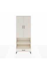 Arges Dolap 4 Raflı Tek Çekmeceli Tek Askılı 88x30x221