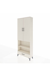 Arges Dolap 5 Raflı Tek Çekmeceli 2 Kapaklı 88x30x221 Aytaşı-Aytaşı