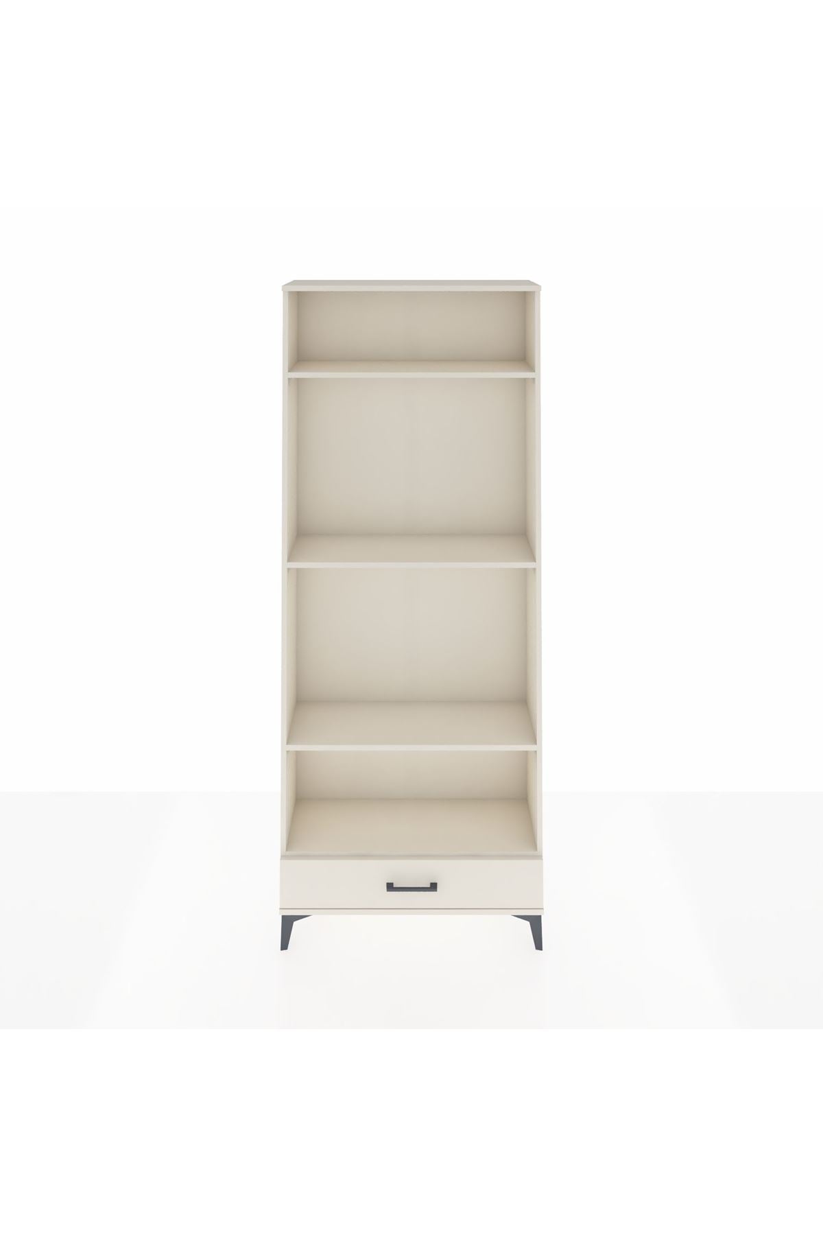 Arges Dolap 4 Raflı Tek Çekmeceli 88x30x221 Aytaşı-Aytaşı
