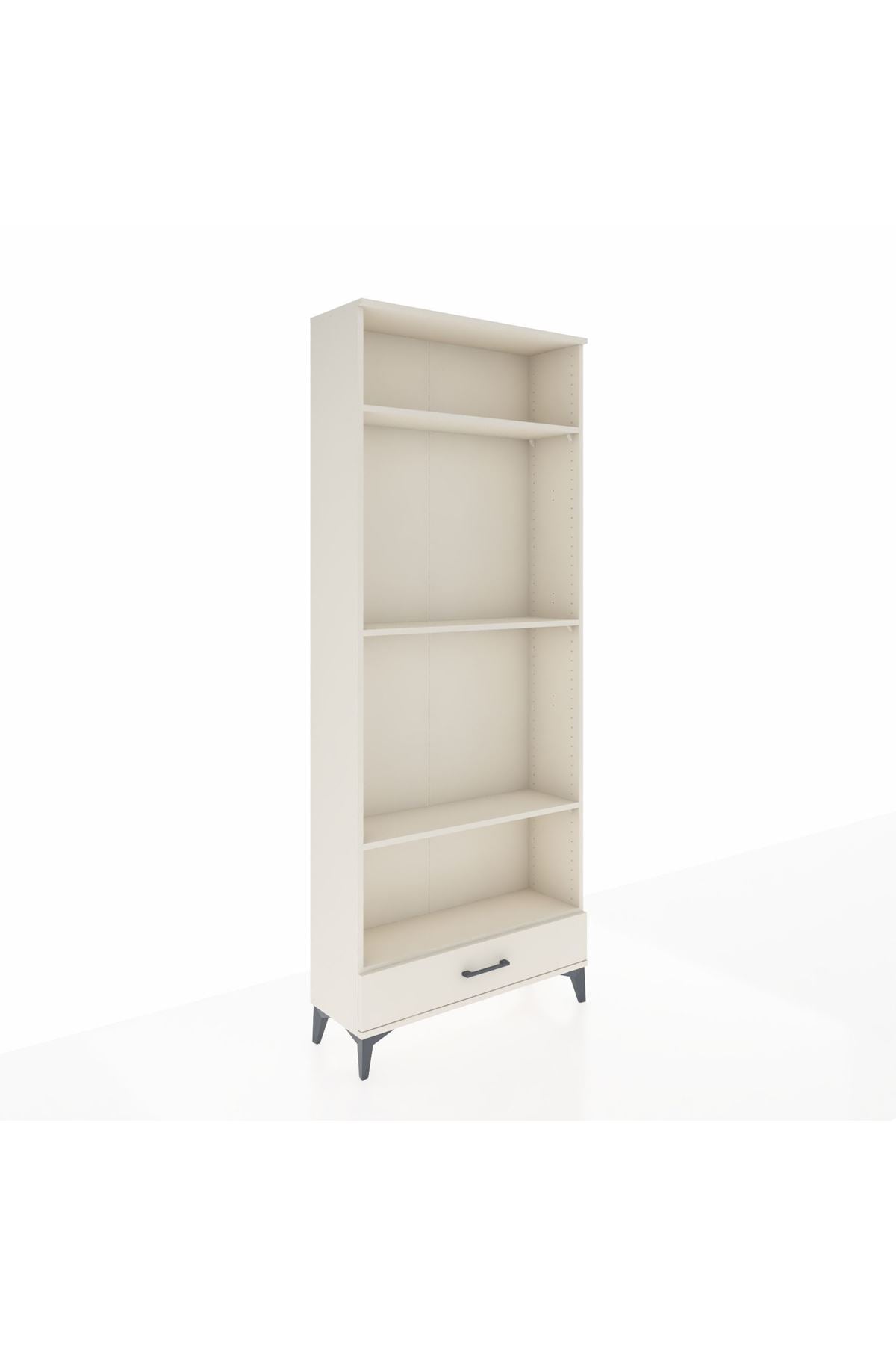 Arges Dolap 4 Raflı Tek Çekmeceli 88x30x221 Aytaşı-Aytaşı