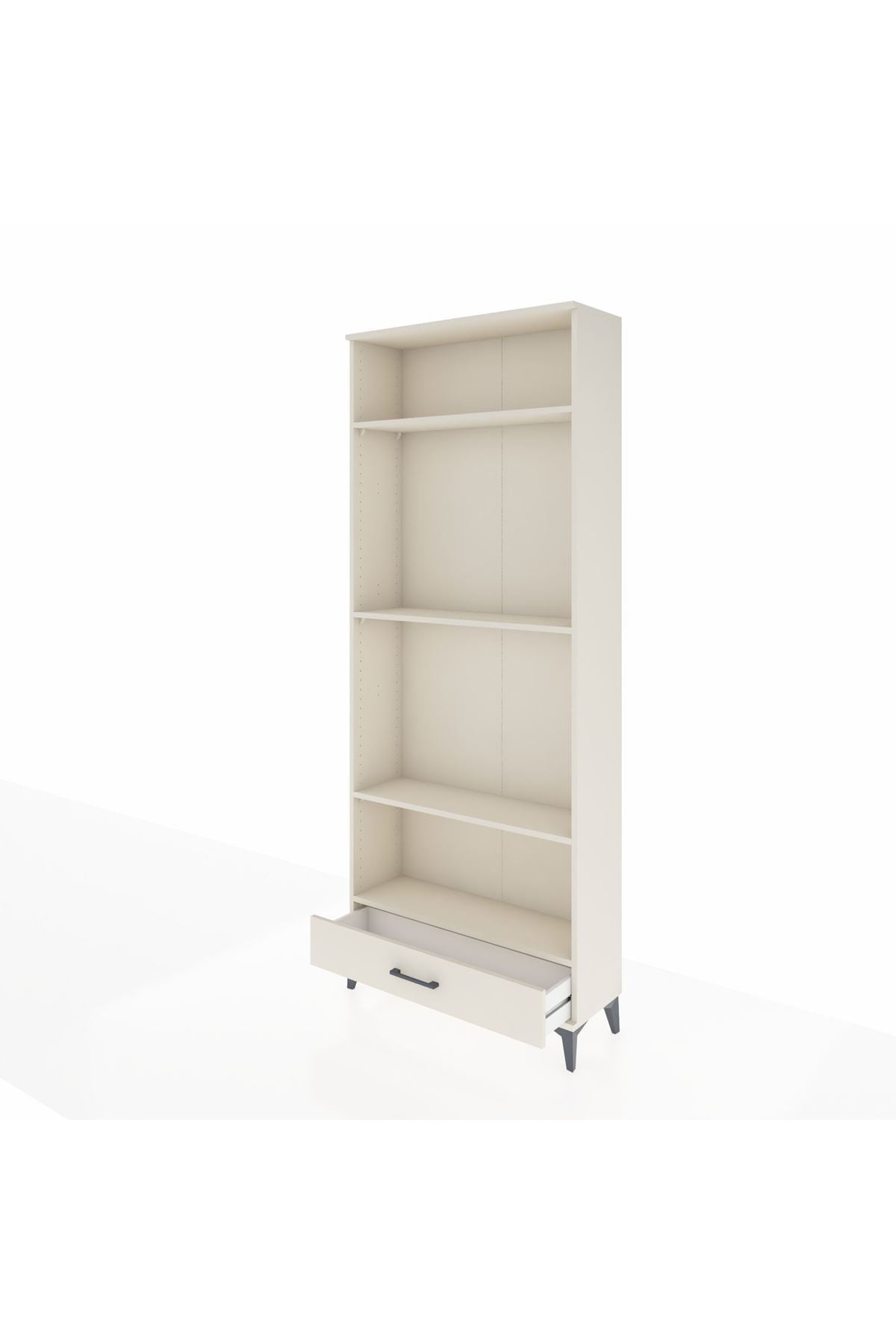 Arges Dolap 4 Raflı Tek Çekmeceli 88x30x221 Aytaşı-Aytaşı