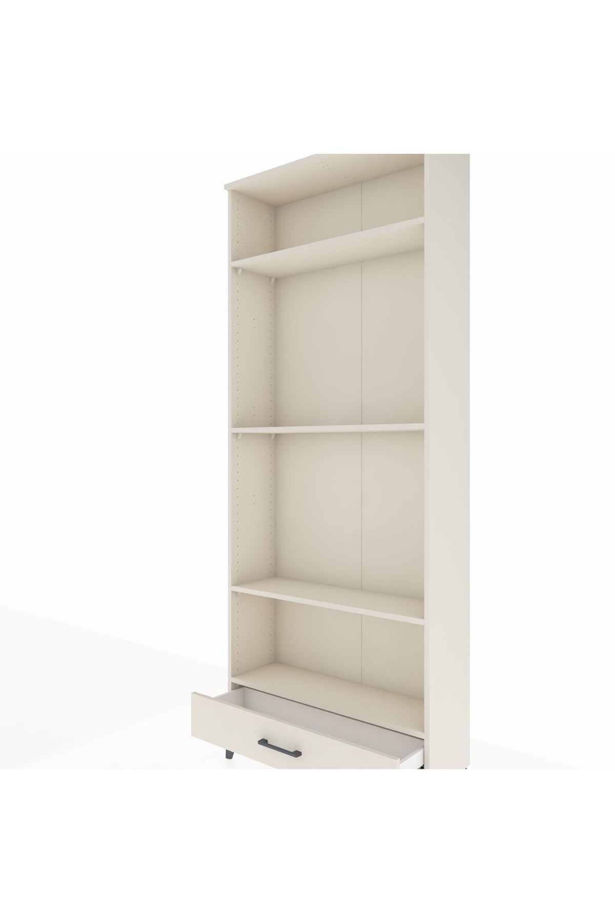 Arges Dolap 4 Raflı Tek Çekmeceli 88x30x221 Aytaşı-Aytaşı