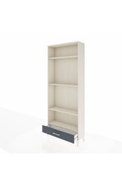 Arges Dolap 4 Raflı Tek Çekmeceli 88x30x221 Aytaşı-Antrasit