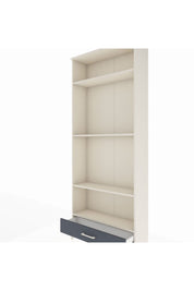 Arges Dolap 4 Raflı Tek Çekmeceli 88x30x221 Aytaşı-Antrasit