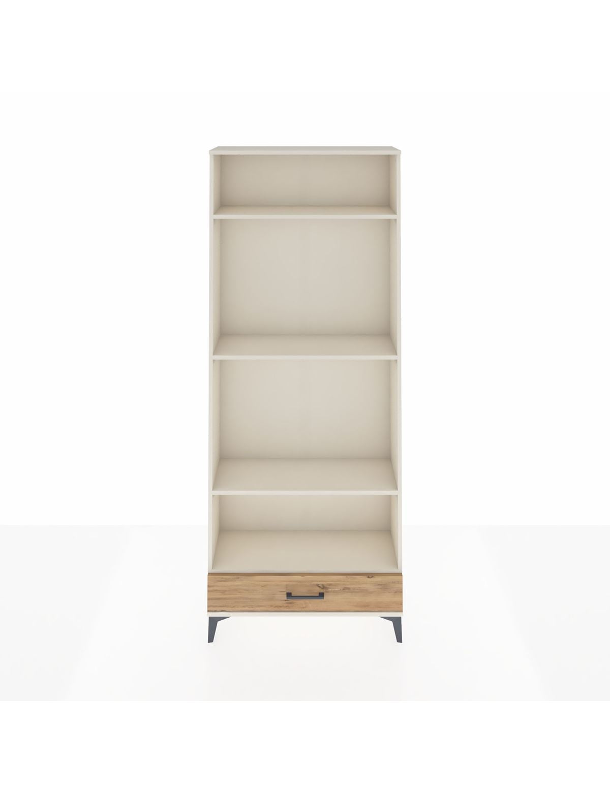 Arges Dolap 4 Raflı Tek Çekmeceli 88x30x221 Aytaşı-Çam