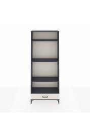 Arges Dolap 4 Raflı Tek Çekmeceli 88x30x221 Antrasit-Aytaşı