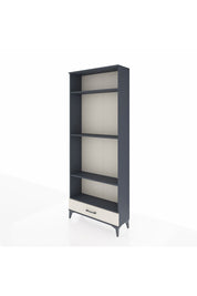 Arges Dolap 4 Raflı Tek Çekmeceli 88x30x221 Antrasit-Aytaşı