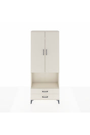 Arges Dolap 3 Raflı 2 Çekmeceli Tek Askılı 88x30x221 Aytaşı-Aytaşı