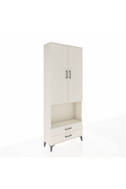 Arges Dolap 3 Raflı 2 Çekmeceli Tek Askılı 88x30x221 Aytaşı-Aytaşı