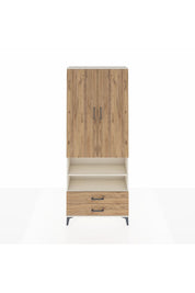 Arges Dolap 5 Raflı 2 Çekmeceli 2 Kapaklı 88x30x221 Aytaşı-Çam