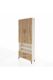 Arges Dolap 5 Raflı 2 Çekmeceli 2 Kapaklı 88x30x221 Aytaşı-Çam