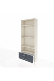 Arges Dolap 4 Raflı 2 Çekmeceli 88x30x221 Aytaşı-Antrasit