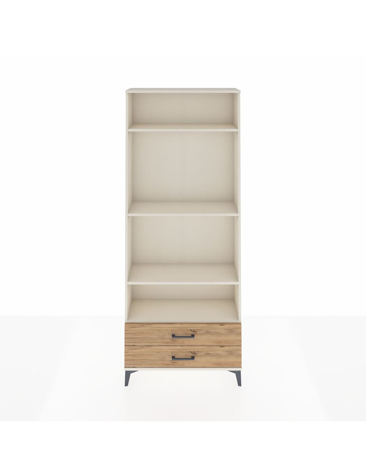 Arges Dolap 4 Raflı 2 Çekmeceli 88x30x221 Aytaşı-Çam