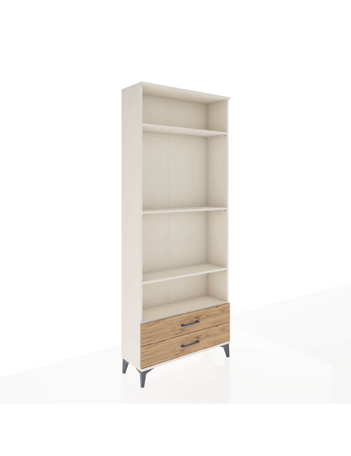 Arges Dolap 4 Raflı 2 Çekmeceli 88x30x221 Aytaşı-Çam