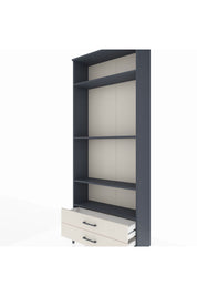 Arges Dolap 4 Raflı 2 Çekmeceli 88x30x221 Antrasit-Aytaşı