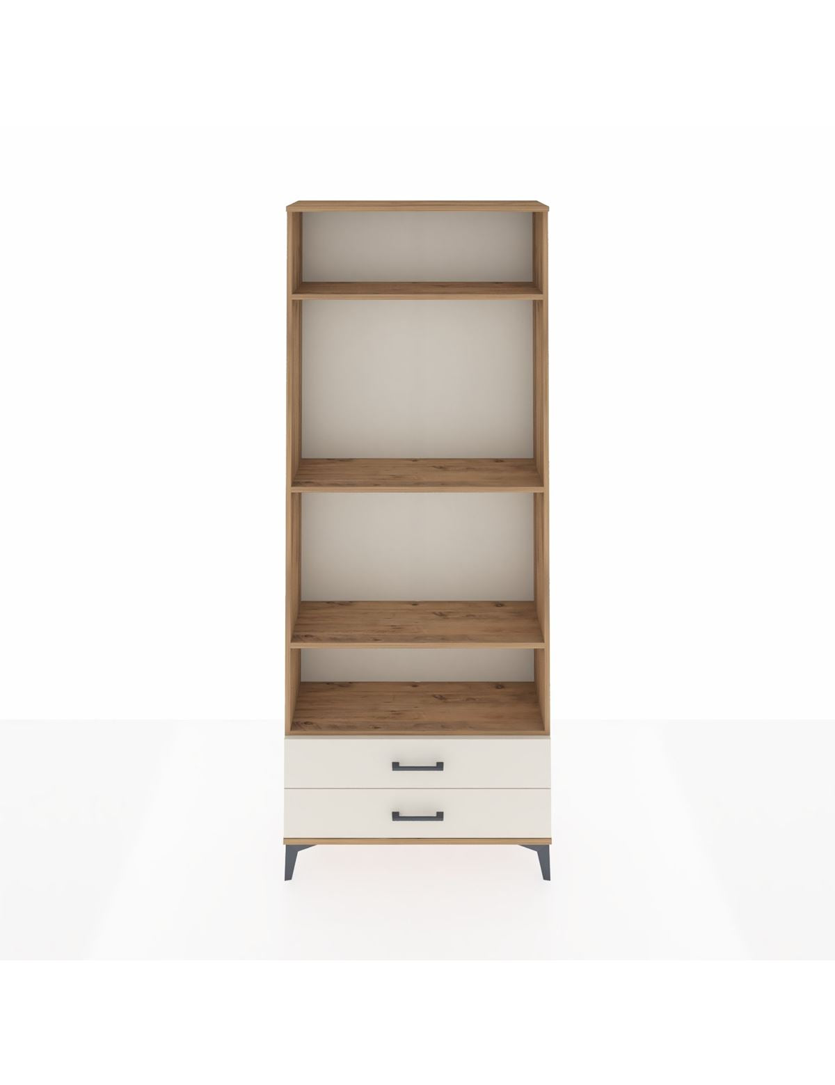 Arges Dolap 4 Raflı 2 Çekmeceli 88x30x221 Çam-Aytaşı