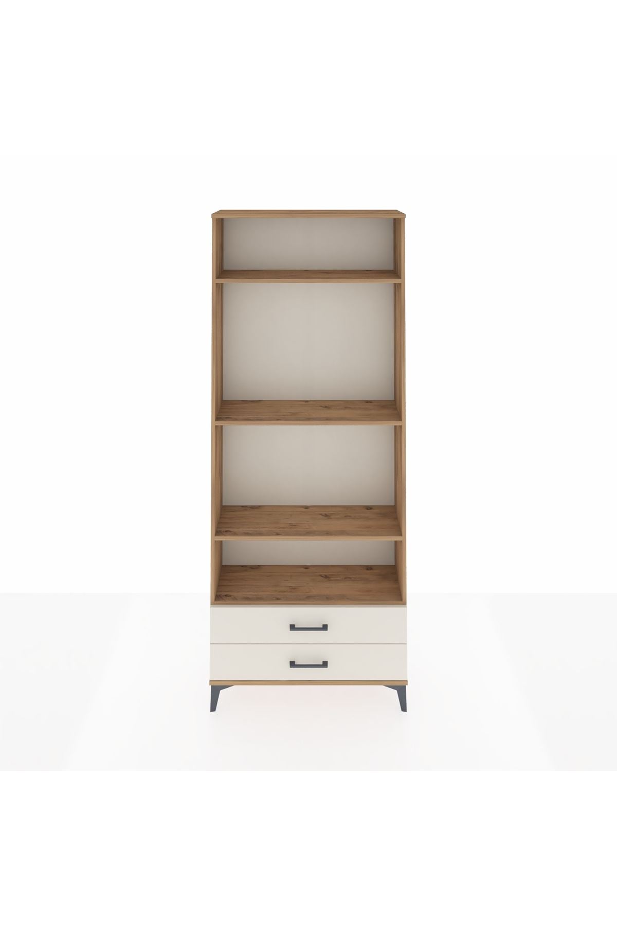 Arges Dolap 4 Raflı 2 Çekmeceli 88x30x221 Çam-Aytaşı