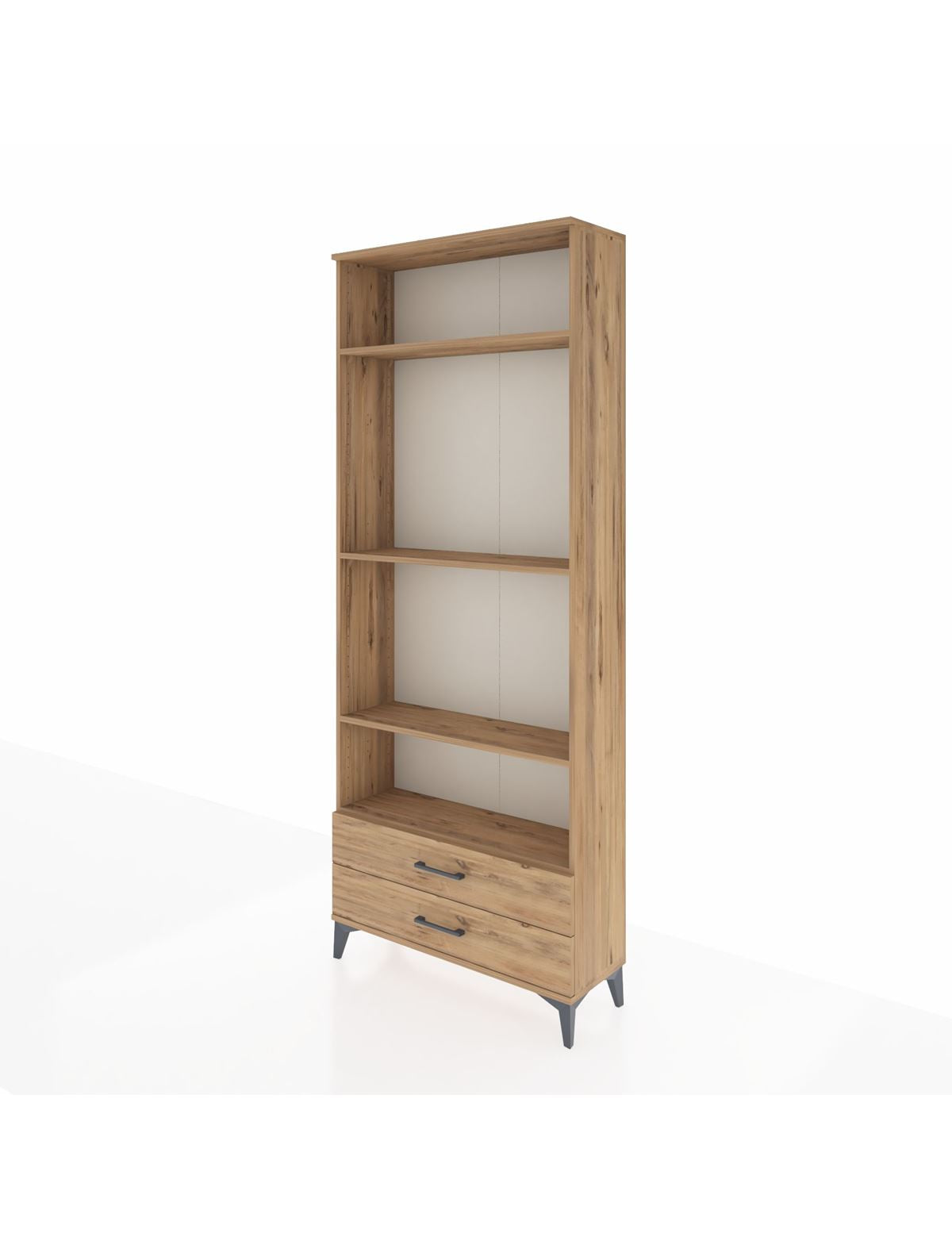 Arges Dolap 4 Raflı 2 Çekmeceli 88x30x221 - S30M117V9A