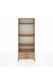 Arges Dolap 4 Raflı 2 Çekmeceli 88x30x221 Çam-Çam