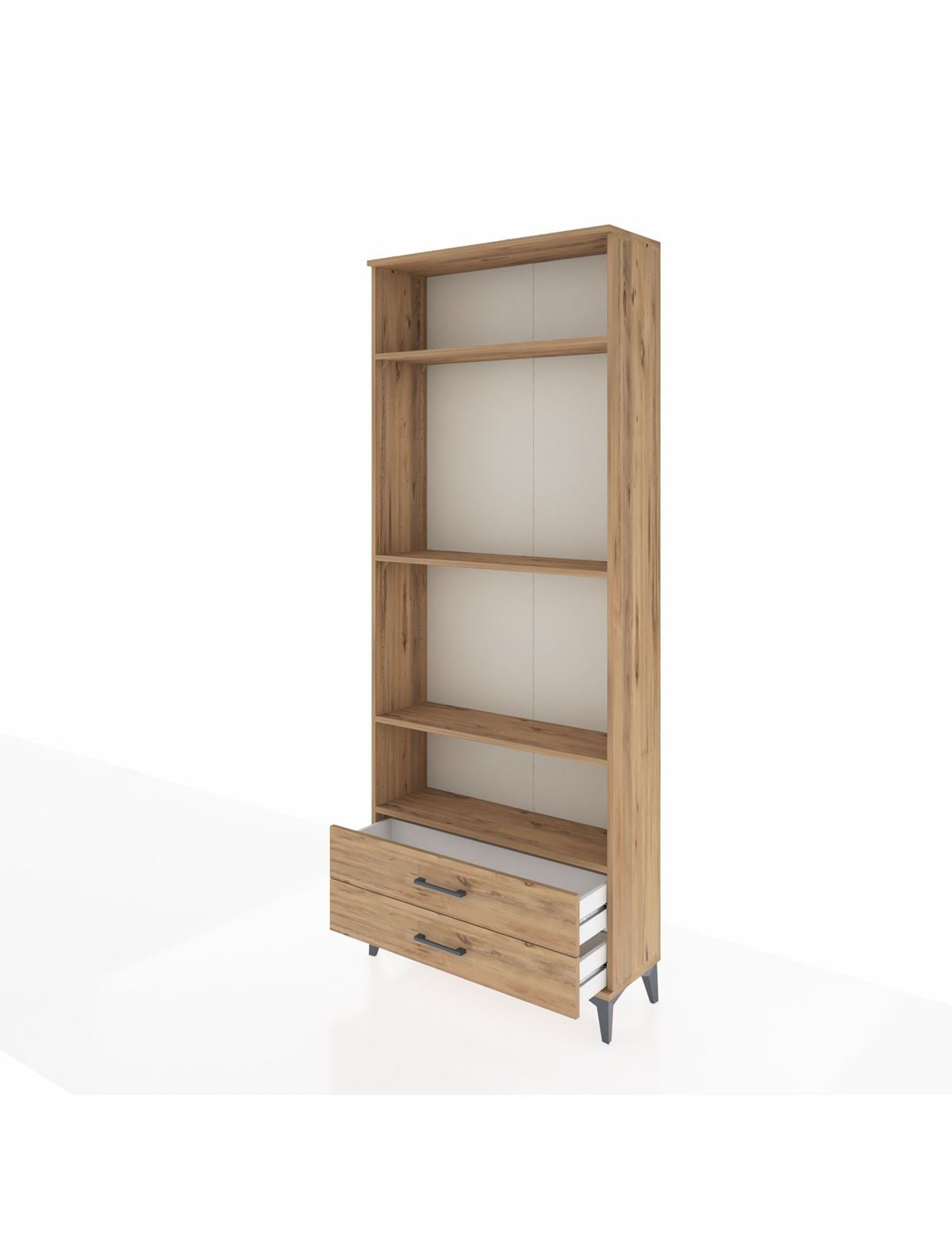 Arges Dolap 4 Raflı 2 Çekmeceli 88x30x221 - S30M117V9A