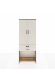 Arges Dolap 2 Raflı 2 Çekmeceli Tek Askılı 88x30x221 Çam-Aytaşı