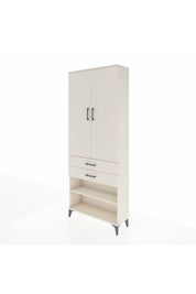 Arges Dolap 4 Raflı 2 Çekmeceli 2 Kapaklı 88x30x221 Aytaşı-Aytaşı