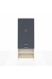 Arges Dolap 4 Raflı 2 Çekmeceli 2 Kapaklı 88x30x221 Aytaşı-Antrasit