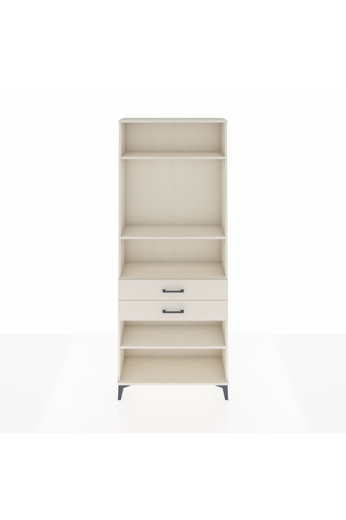 Arges Dolap 4 Raflı 2 Çekmeceli 88x30x221 Aytaşı-Aytaşı