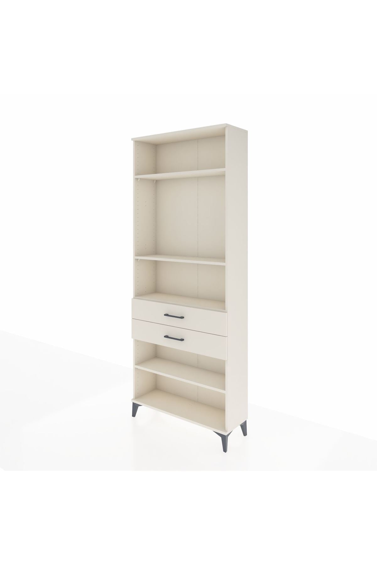 Arges Dolap 4 Raflı 2 Çekmeceli 88x30x221 Aytaşı-Aytaşı