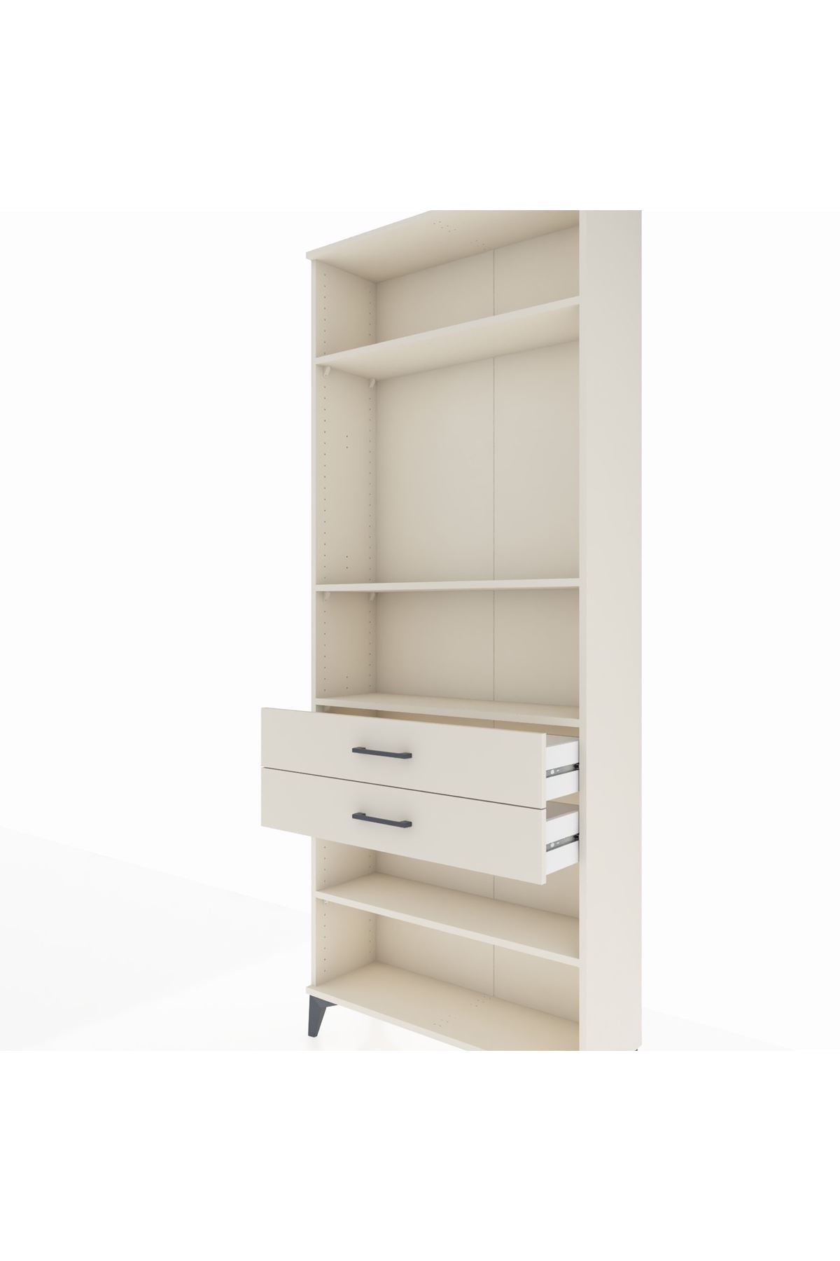 Arges Dolap 4 Raflı 2 Çekmeceli 88x30x221 Aytaşı-Aytaşı