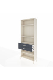 Arges Dolap 4 Raflı 2 Çekmeceli 88x30x221 Aytaşı-Antrasit