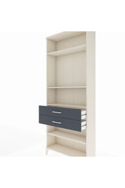 Arges Dolap 4 Raflı 2 Çekmeceli 88x30x221 Aytaşı-Antrasit