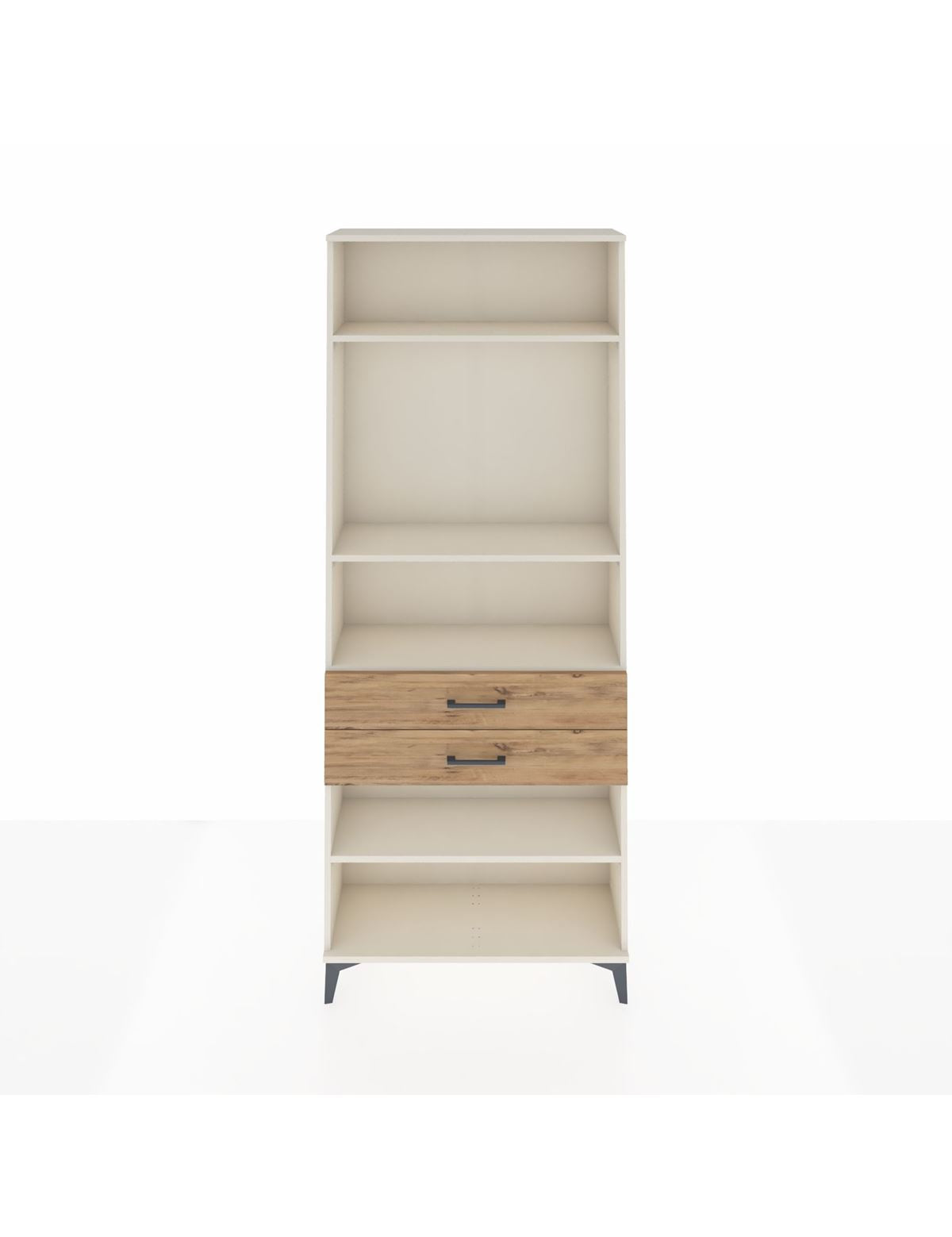 Arges Dolap 4 Raflı 2 Çekmeceli 88x30x221 Aytaşı-Çam