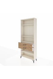 Arges Dolap 4 Raflı 2 Çekmeceli 88x30x221 Aytaşı-Çam