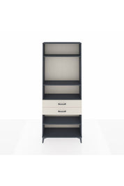 Arges Dolap 4 Raflı 2 Çekmeceli 88x30x221 Antrasit-Aytaşı