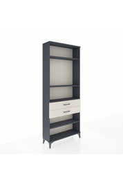 Arges Dolap 4 Raflı 2 Çekmeceli 88x30x221 Antrasit-Aytaşı