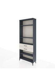 Arges Dolap 4 Raflı 2 Çekmeceli 88x30x221 Antrasit-Aytaşı