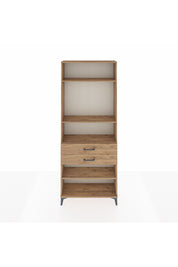 Arges Dolap 4 Raflı 2 Çekmeceli 88x30x221 Çam-Çam