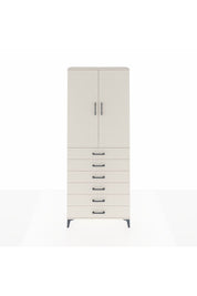 Arges Dolap 3 Raflı 6 Çekmeceli 2 Kapaklı 88x30x221 Aytaşı-Aytaşı