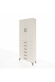 Arges Dolap 3 Raflı 6 Çekmeceli 2 Kapaklı 88x30x221 Aytaşı-Aytaşı