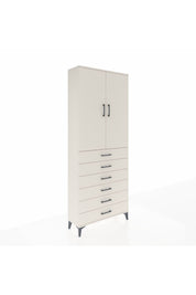 Arges Dolap 2 Raflı 6 Çekmeceli 2 Kapaklı 88x30x221 Aytaşı-Aytaşı