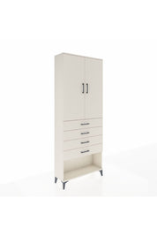 Arges Dolap 3 Raflı 4 Çekmeceli 2 Kapaklı 88x30x221 Aytaşı-Aytaşı