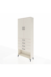 Arges Dolap 3 Raflı 4 Çekmeceli 2 Kapaklı 88x30x221 Aytaşı-Aytaşı