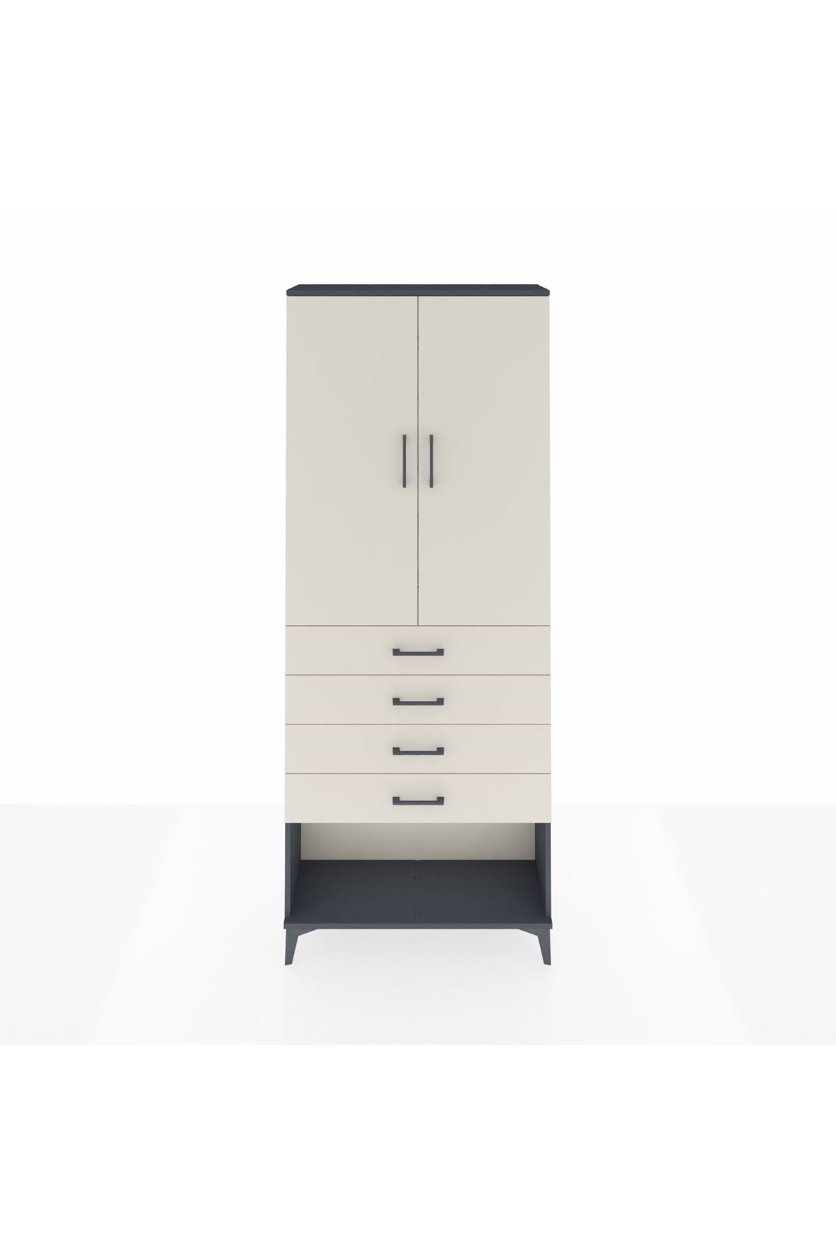 Arges Dolap 88x30x221 Antrasit-Aytaşı